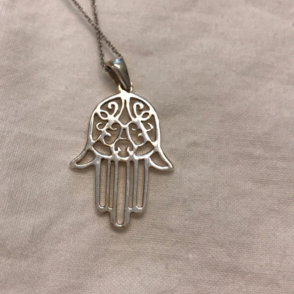 Hamsa necklace